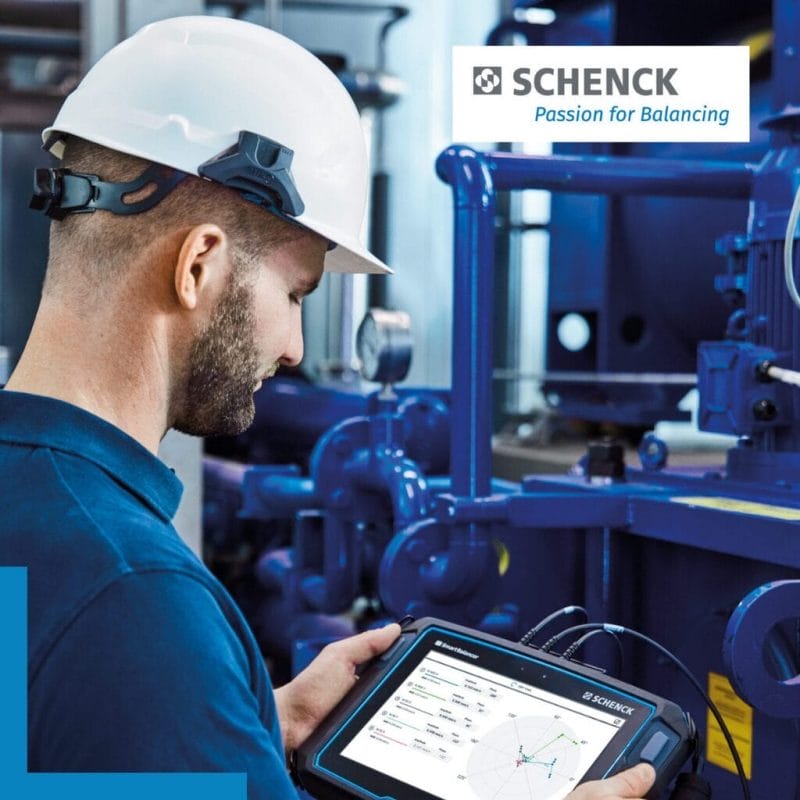 Equilibratura dei rotori nel settore Energia: a tutta potenza con Schenck Italia 2 7 Smartbalancer 4 equilibratura in campo